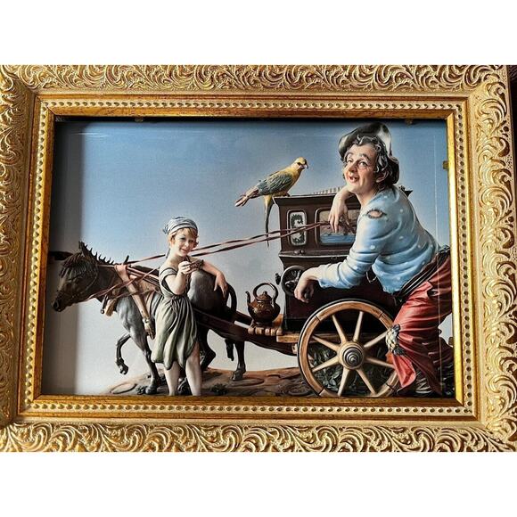 Handmade work of applied art framed Wall Hanging Decor Gift...